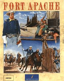 Box cover for Fort Apache on the Commodore Amiga.